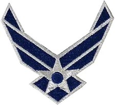 Patch Force AirMan Logo, Iron-On or Sew-On, Heat Sealed Backing  Patch picture