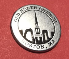 New Listing Old North Church, Boston, MA, One if By Land, Two if By Sea Token picture