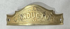 WABASH RAILROAD CONDUCTOR HAT BADGE picture