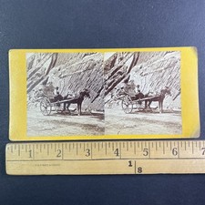 Quebec Calèche Stereoview L.P. Vallee Canadian Scenery 1870s Quebec City picture