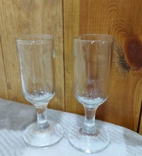 2-Piece Clear Glass Cordial Liqueur Glass Set Stemmed Two-Piece picture