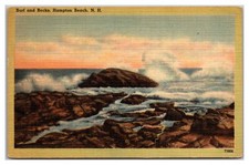 Surf And Rocks, Hampton Beach, New Hampshire picture