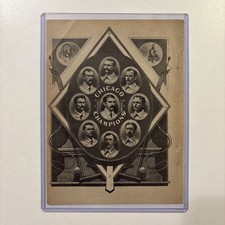 1876 Chicago White Stockings Team Picture From 1936 Spalding & Cap Anson Antique picture