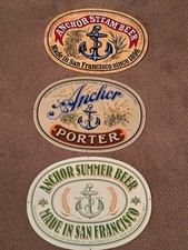 New Anchor Steam Beer Tin Signs Made in San Francisco  13.75