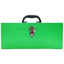 Metal Toolbox Portable Locking Tool Box Metal Took box Tool Box Organizer Tol... picture