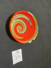 hand weave south African Zulu telephone wire basket 7