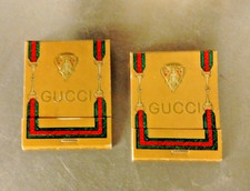 Vintage 1970s Gucci Matchbooks (2) Horse Bit & Ribbon Design picture