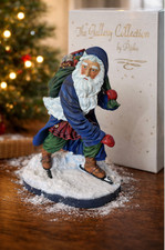 Pipka Starlight Santa Figurine #13932 LE #2422 Gallery Collection w/ COA & Box picture