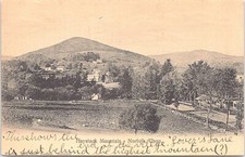 Norfolk CT Haystack Mountain Town Scene LITHO 1907 picture
