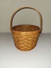 Vintage Longaberger 1993 Circular  Small Basket No Lid picture