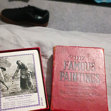 RARE Antique 1897 Famous Paintings Card Game No. 1117 COMPLETE 52 Cards & Rules picture