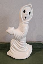Vintage Ceramic Ghost Halloween Atlantic Mold Running Shroud 12