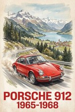 Porsche 912 1965-1968 Classic Car Repro Print Poster 13x19 picture