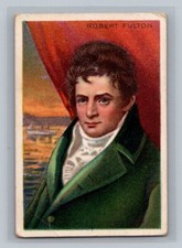 1911 T68 Heroes Of History Royal Bengals Robert Fulton Non-Sports Card Low Grade picture