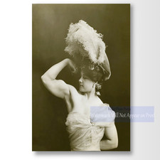 Circus Performer Laverie Vallee Strong Woman Trapeze Giclee Fine Art Print picture