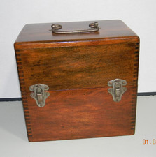 Wooden Instrument box Tongue and Groove Dovetail Construction picture