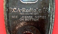 Vintage 1920’s RCA Radiola 18 Face Plate Set Receiver Tube Radio  picture