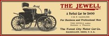 1906 Forest City Motor Car Co. NEW Metal Sign: The Jewell - Massillon, OhiO picture