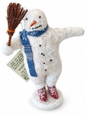 Vintage Backporch Friends Cody Foster Folk Art Primative Snowman Circa 93’ picture