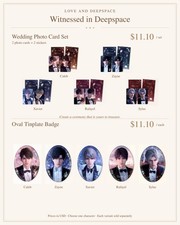 Love and Deepspace Full Set Wedding Moment Dreamy Night Party Full Set Preorder picture