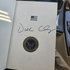 DICK CHENEY - IN MY TIME - Signed Nixon Library 1st Edition Book picture