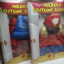 Vintage 1986 Disney Mickey's Costume Closet Band Leader & Sorcerer Set NOS picture