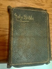 T. De Witt Talmage Editor Christian Herald signed gifted Holy Bible Feb 17, 1894 picture