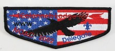 2002 NOAC Delegate Colonneh 137 WWW OA Order Arrow Boy Scout BSA Pocket Patch picture