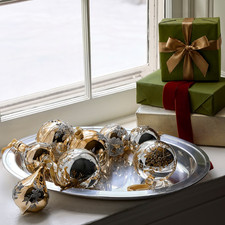Josh Young x Williams Sonoma Home Beaded Ornaments, Set of 6 picture