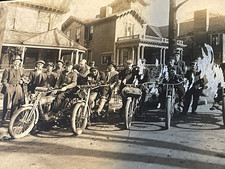 Free 1920s Harley Davidson motorcycle photograph 8 x 10 picture