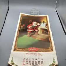 Original Vintage 1973-74 Coca-Cola Advertising Calendar picture