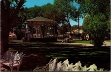 Albuquerque Old Town Plaza Bandstand Postcard New Mexico Petley L.O. Candelaria picture