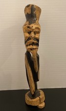 Vintage African Makonde Hand-Carved Ebony Wood Figurine picture