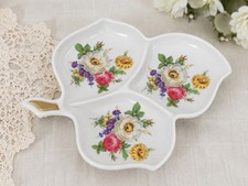 Old Nuremberg Bavaria Germany Divided Leaf Dish Hand Painted picture