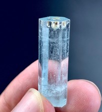 25 Carat Clean Crystal of Aquamarine Specimen From Skardu Pakistan picture