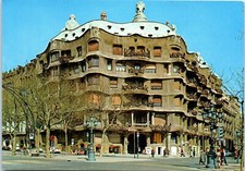 La Pedrera. Work of the Architect Gaudi, Barcelona, Spain Postcard picture