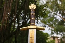 Merlin Excalibur Sword Replica Handmade - Viking Medieval Fantasy Sword Gift picture