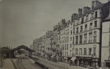 France, Nantes, Maison des Tourelles, Edict of Nantes, Quai de la Fosse, 1860 picture