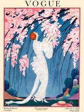Vogue Spring Fashions 1919 Poster 24x36” Helen Dryden Art Deco RARE Reprint💯 🤯 picture