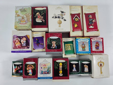 Hallmark Ornament Miscellaneous Theme Lot (18) NEW NIB Bear Kids Cow Duckling picture