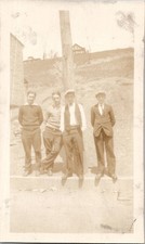 Steelton PA Rebel Neighborhood Teen Gang Peaky Blinders Boys 1926 Antique Photo picture