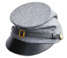 American Civil War Confederate Grey McDowell Forage Cap Hat - ALL SIZES picture