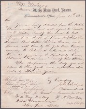 JOHN RODGERS JR. - MANUSCRIPT DOCUMENT SIGNED 06/18/1868 WITH CO-SIGNERS picture