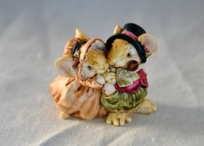 Vintage Ganz Little Cheesers 1991 Mouse Couple Figurine Marigold & Oscar 05320 picture
