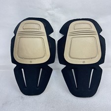 Used Genuine Crye Precision Combat Knee Pad Pads Set AirFlex USGI Khaki Tan picture