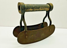 Antique  Henry Disston & Sons Wood Handle Double Bladed Food Chopper picture