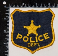 VINTAGE OBSOLETE UNKNOWN STATE Police Patch picture