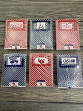 6 VTG Sealed Casino Professional Poker PGC Playing Cards Hoyle Random Lot Read picture