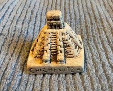 Chichen Itza Cancun Mexico Mayan Ruins Foot shaped Souvenir picture
