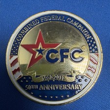 CFC Combined Federal Campaign 50th Anniversary 1961-2011 Challenge Coin picture